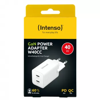 INTENSO 7804012 2xUSB-C GaN maitinimo adapteris