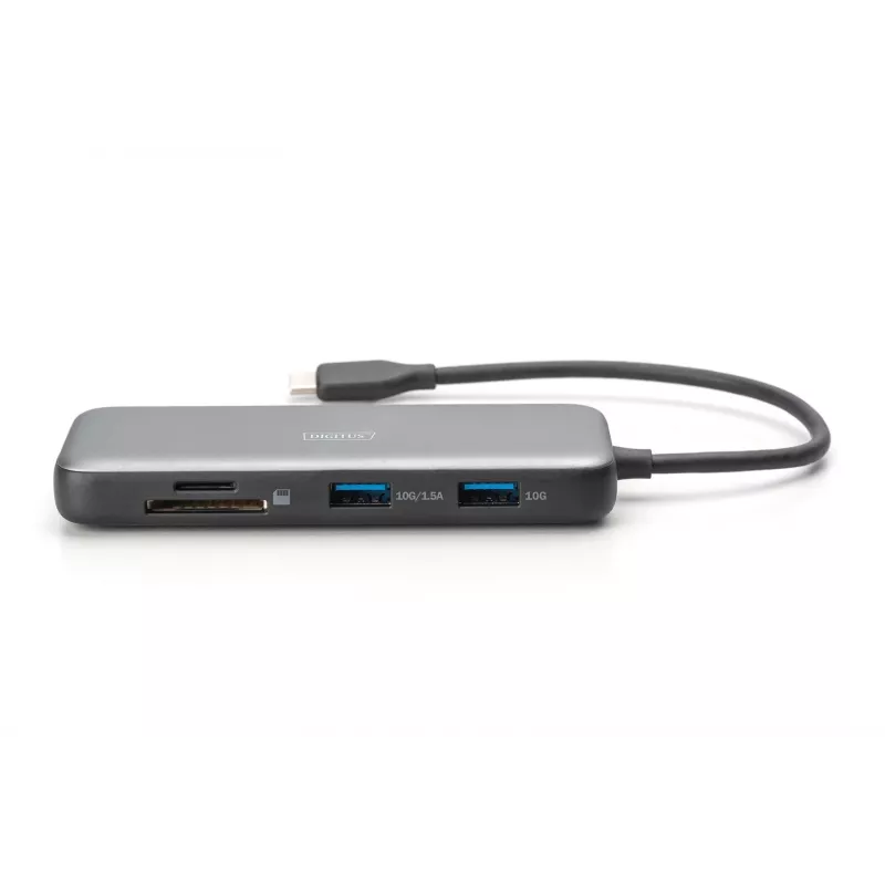 USB-C stotelė Digitus DA-70915 8 prievadų 100W Power Delivery