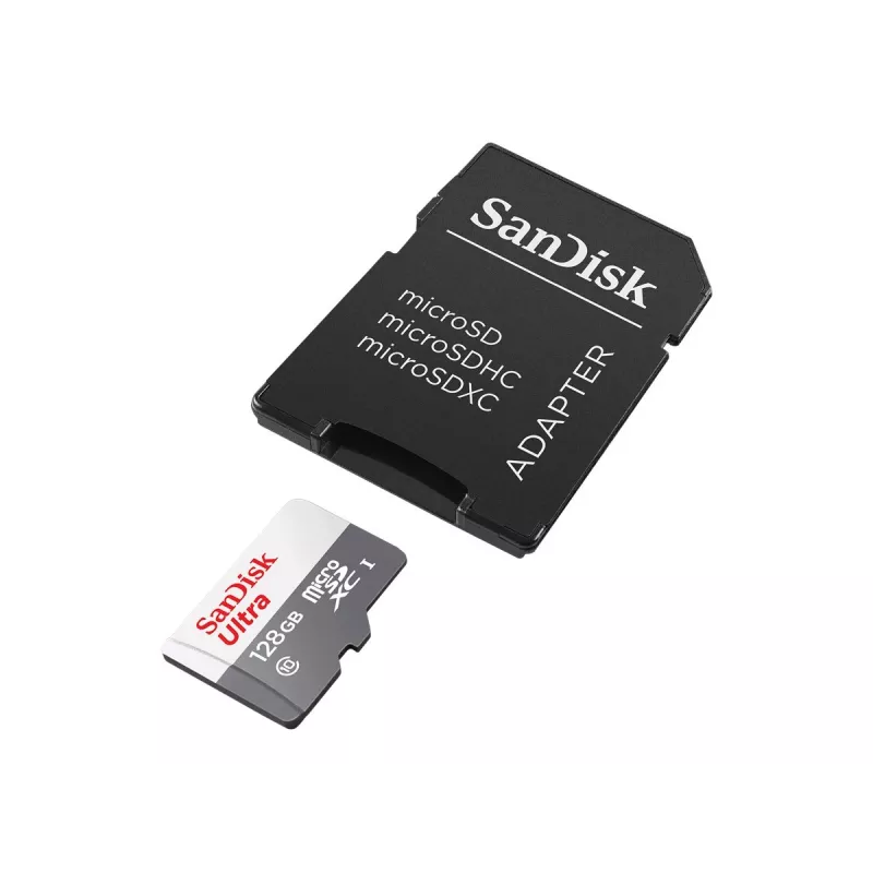 SanDisk 128GB MicroSDXC UHS-I Class 10 atminties kortelė SDSQUNR-128G-GN6TA
