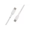 Pintas USB-C į USB-C laidas, 1 m, baltas