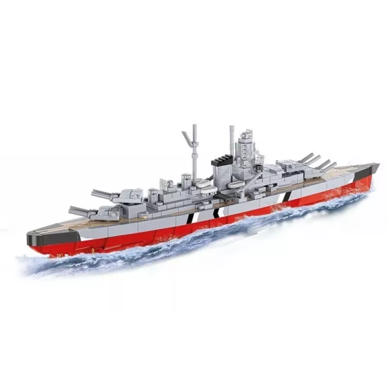 Konstruktorius Cobi mūšio laivas Bismarck modelis, 590 detalių