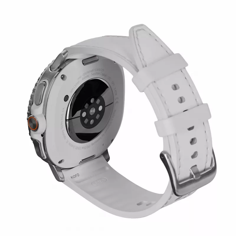 Išmanusis laikrodis Samsung Galaxy Watch 8 Classic 46 mm sidabrinis — 3,3 cm AMOLED, 4G, 64 GB, 445 mAh