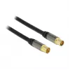 Koaksialinis kabelis RG-6/U DeLOCK 88925 5 m IEC juodas