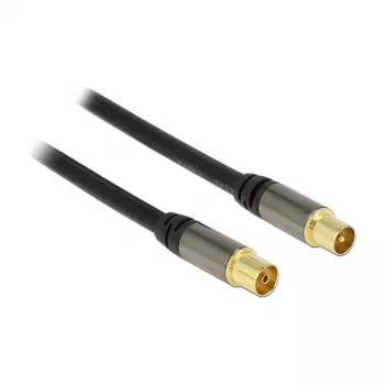 Koaksialinis kabelis RG-6/U DeLOCK 88925 5 m IEC juodas
