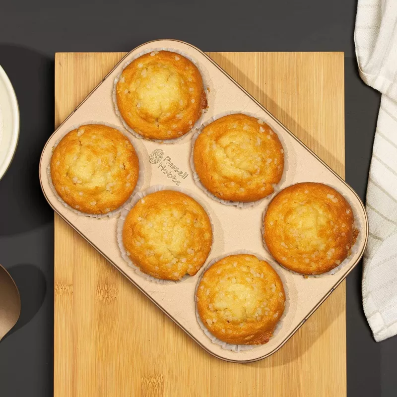 Muffinų kepimo aparatas Russell Hobbs RH02151GEU7 Gold, nelipni danga