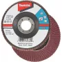 Makita šlifavimo diskas – medienai, metalui, plastikui, spalvotiesiems metalams – 125 mm – Grūdėtumas: A80 – skirtas Makita GA005GZ, GA008GM201, GA008GZ, XGT GA005GZ (D-27109)
