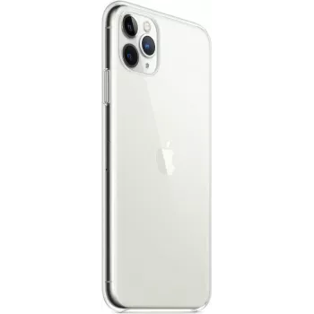 Apple dėklas iPhone 11 Pro Max – skaidrus, polikarbonatas ir TPU (MX0H2ZM/A)