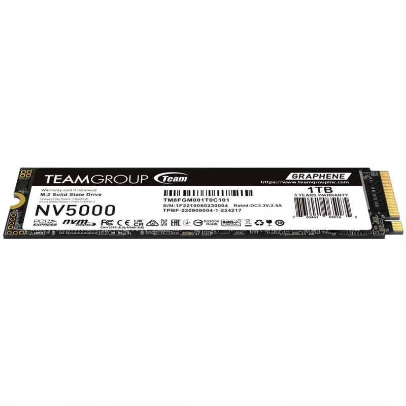 SSD diskas Team Group 1TB M.2 NVMe PCIe 4.0 TM8FGM001T0C101