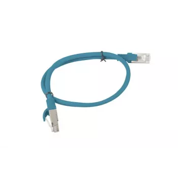 Tinklo laidas LANBERG RJ-45 Cat5e PCU5-10CC-0050-B, 0,5 m, U/UTP, CCA, mėlynas