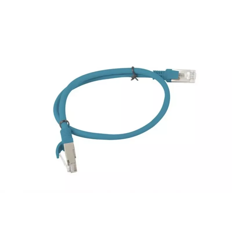 Tinklo laidas LANBERG RJ-45 Cat5e PCU5-10CC-0050-B, 0,5 m, U/UTP, CCA, mėlynas