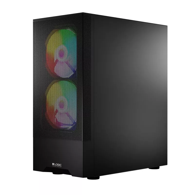 Korpusas Logic ARYA ARGB MINIDI USB 3.0 Juodas
