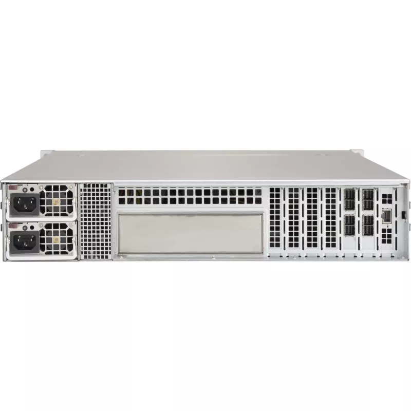 Supermicro SuperChassis 216BE2C-R609JBOD - 2U stovo korpusas, SATA/SAS karštas keitimas, 600 W, juodas