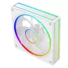 Kompiuterio ventiliatorius MODECOM VOLCANO LOOP 120 ARGB Reverse Fan Baltas 120 mm, PWM, 400–1400 RPM