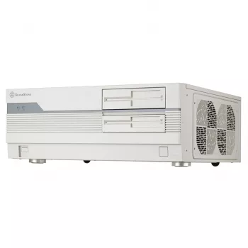 Kompiuterio korpusas Silverstone SST-FLP01W HTPC baltas