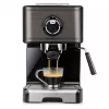 Espresso aparatas Black & Decker BXCO1200E – 1200 W, 15 bar, 1,2 L vandens bakelis, 2 puodeliams, su pieno putotoju, sidabrinis