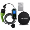 Elektrinės transporto priemonės įkroviklis QOLTEC EV car charger w/ adjust. Type2 2in1 3.5kW – kompaktiškas AC įkroviklis, 2 tipo kištukas, 3,5 kW