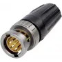 Neutrik NBNC75BDD6X BNC laido jungtis, aliuminis, juoda (NBNC75BDD6X)