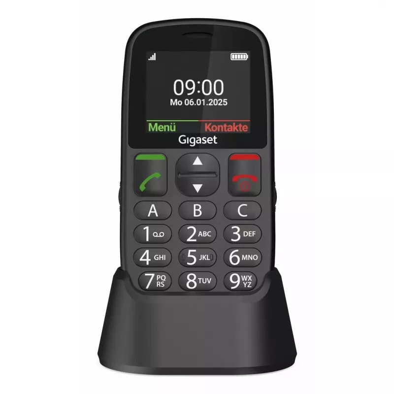Siemens GL395 Juodas mobilus telefonas 5,6 cm / 2,20 colio - 0,30 Mpx kamera (S30853-H1230-R101)