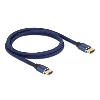 HDMI kabelis DeLOCK Ultra High Speed 48 Gbps 8K 60 Hz mėlynas 1 m