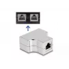 DeLOCK RJ45 T skirstytuvas 1x RJ45 lizdas į 2x RJ45 lizdą Cat.5e STP