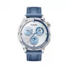 Išmanusis laikrodis HUAWEI WATCH GT5 46mm – 1,43 colio AMOLED ekranas, GPS, 524 mAh baterija, nerūdijančio plieno korpusas, mėlyna austa juosta