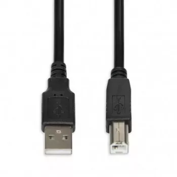 USB kabelis IBOX IKU2D 1,8 m – USB A į USB B, USB 2.0, juodas