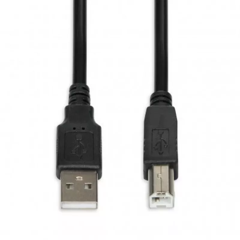 USB kabelis IBOX IKU2D 1,8 m – USB A į USB B, USB 2.0, juodas