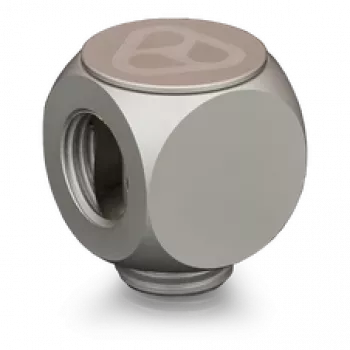 Thermal Grizzly DeltaMate Rotary T – vandens aušinimo jungtis, matinis nikelis, 1 vnt. (TG-DM-FIT-0204)