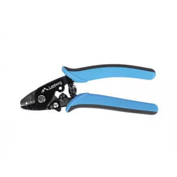Kabelių nuėmiklis LANBERG NT-0105 – rankinis laido nuėmimo įrankis, 115 g, juoda/mėlyna
