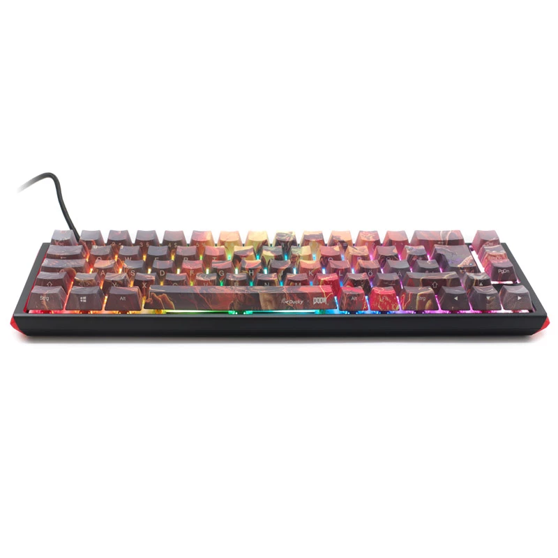 Ducky One 3 SF Doom riboto leidimo žaidimų klaviatūra USB QWERTY įvairiaspalvė