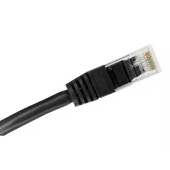 Alantec KKU5CZA1 tinklo kabelis 0,25 m Cat5e U/UTP juodas