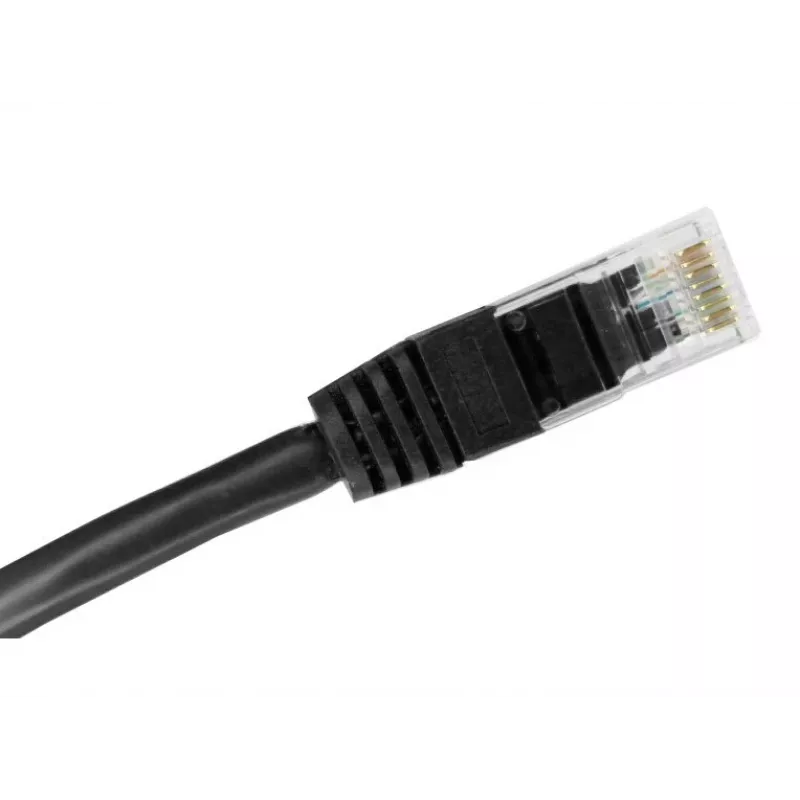 Alantec KKU5CZA1 tinklo kabelis 0,25 m Cat5e U/UTP juodas
