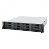 Synology RackStation RS2423+ NAS/saugyklos serveris stelaže (2U) Ryzen Embedded V1780B 8 GB DDR4 0 TB DiskStation Manager juoda, pilka