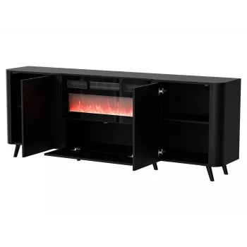 Komoda Cama Meble Volare 200 x 39 x 75 cm juoda