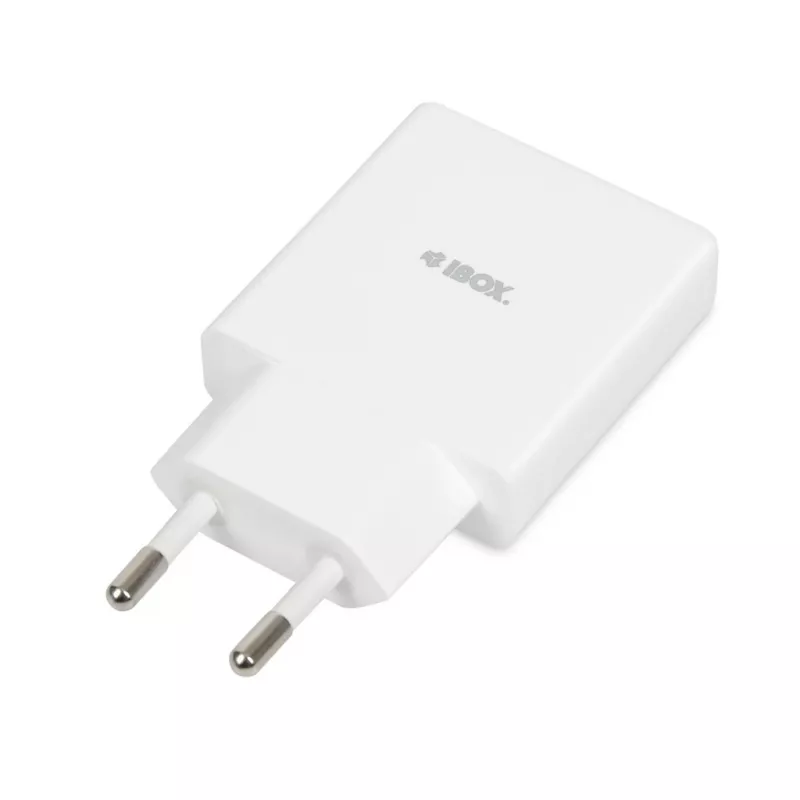 iBox ILUC43W universalus mobiliojo įrenginio įkroviklis, baltas, AC, vidaus naudojimui