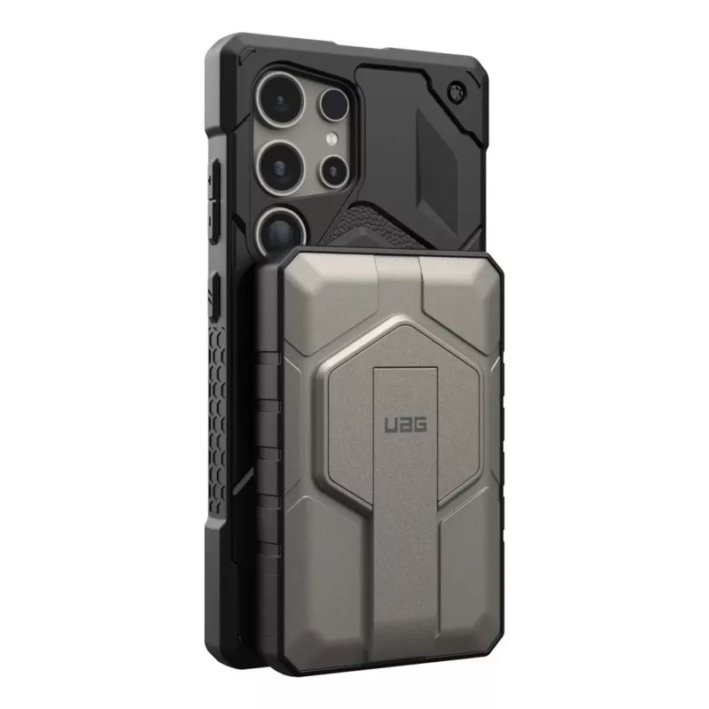 Urban Armor Gear 9B4411114036 nešiojamas įkroviklis 10000 mAh belaidžiu įkrovimu Juoda, Titanium