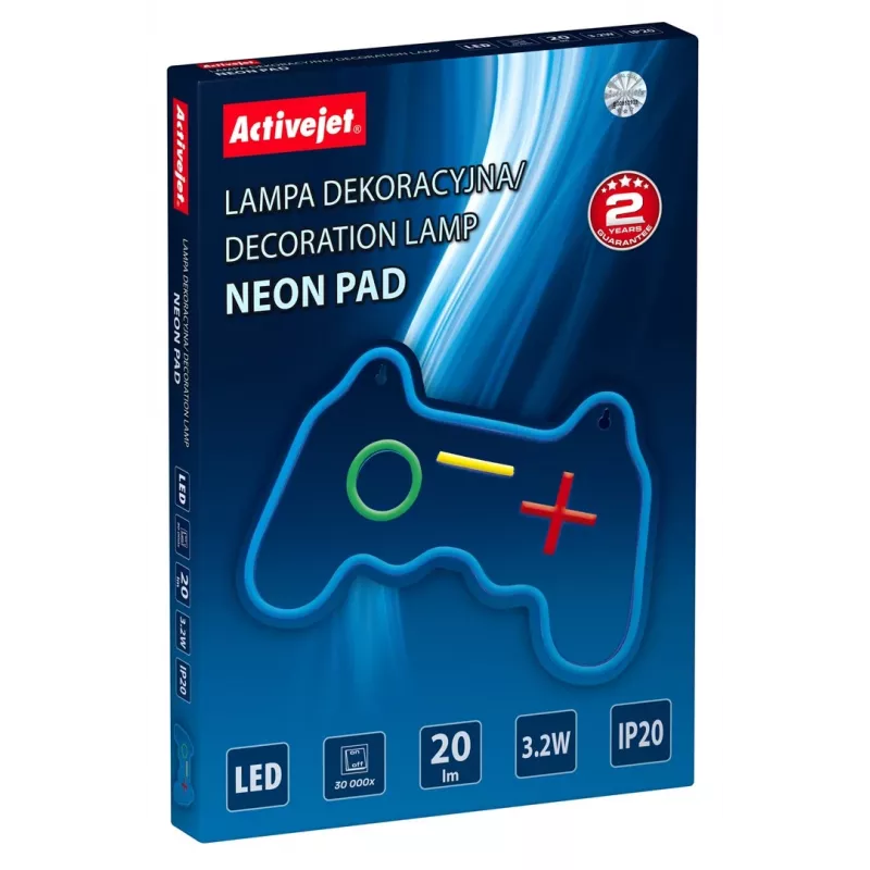 Activejet AJE-NEON PAD LED neoninis rašymo planšetės pagrindas