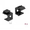 Tvirtinimo rinkinys DELOCK 86810, juodas