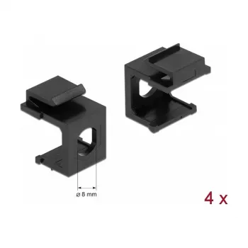 Tvirtinimo rinkinys DELOCK 86810, juodas