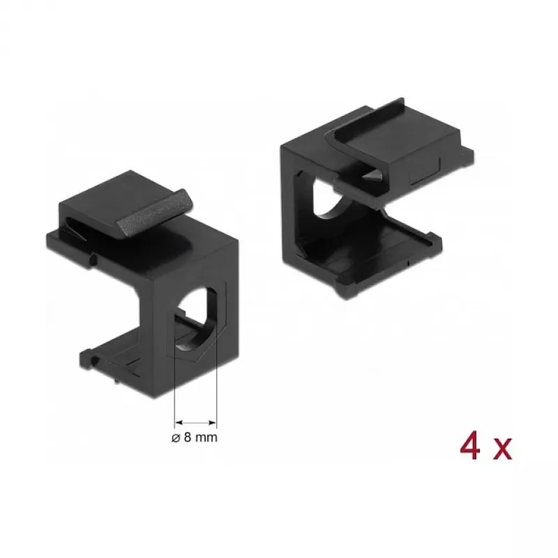 Tvirtinimo rinkinys DELOCK 86810, juodas