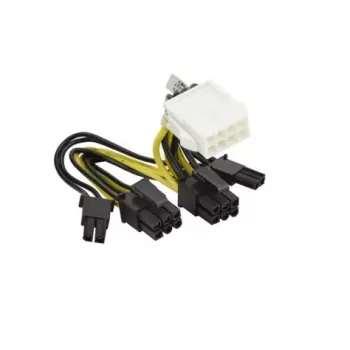 0.05m 8-pin į 2x 6+2-pin GPU laidas G291-281 CBL-PWEX-1040