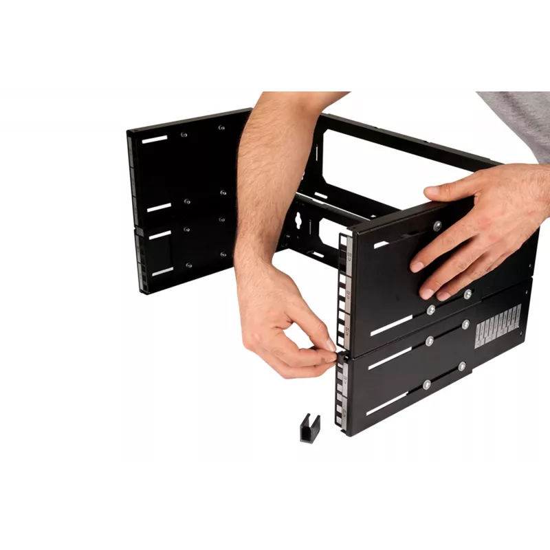 Digitus DN-19 PB-8U-SW - Sieninis tinklo spintos stovas - Juodas, RAL 9005 - 8U - 48,3 cm (19 inch)