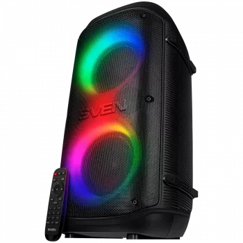 Nešiojamas Bluetooth FM garsiakalbis SVEN PS-800, 100 W, galingas bosas, TWS, RGB apšvietimas