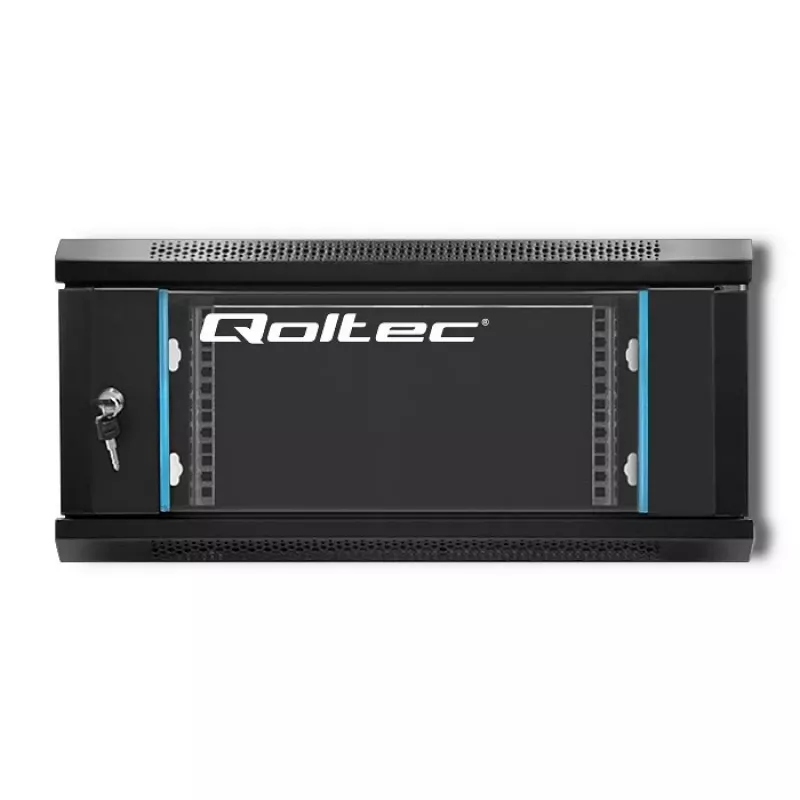 19 colių stelažo spinta QOLTEC 54461, 4U, 600x280x450 mm