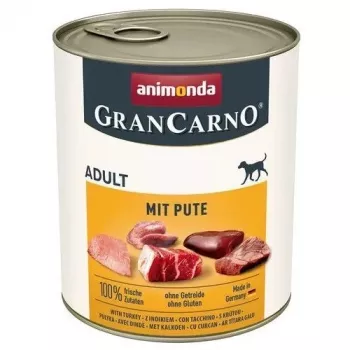 ANIMONDA GranCarno Adult su kalakutiena drėgnas maistas šunims, 800 g