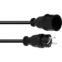 Prailginimo laidas PSSO 30245705 3x1,5 mm² 10 m juodas