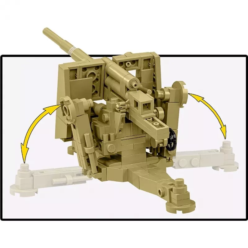 Cobi konstruktorius 8.8 cm Flak 18 — 232 detalės, 1:35 mastelis