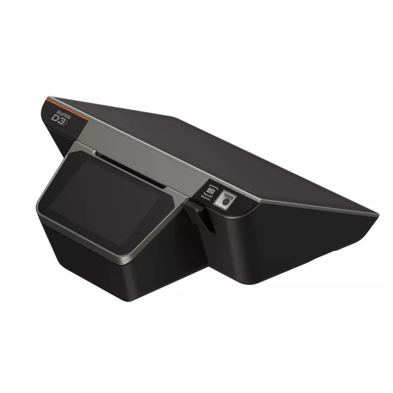 POS terminalas SUNMI D3 MINI 10,1 colio projekcinis talpinis liečiamasis ekranas su USB ir Bluetooth ryšiu