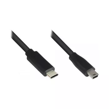 Good Connections USB 2.0 laidas C-Mini B5pol. juodas 5m