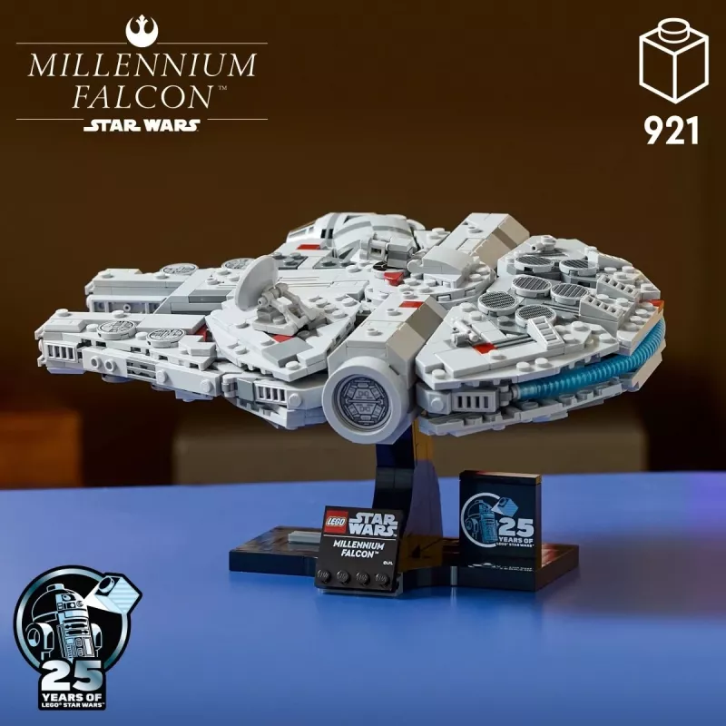 LEGO Star Wars Millennium Falcon 75375 modelio rinkinys – 1351 detalė, 18+, 190×240×130 mm